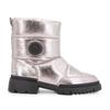 Women's Doudou Silver Quilted Ankle Boots