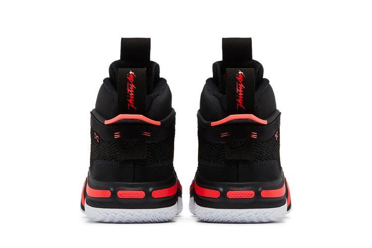 Мужские кроссовки Jordan 36 PF Infrared 23 (Белая подошва) Черный/Инфракрасный 23