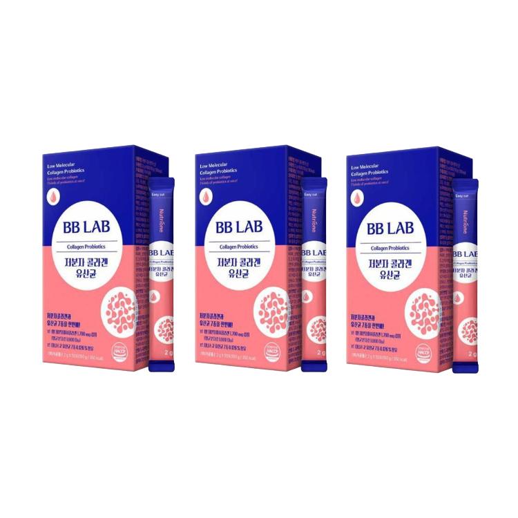 BB LAB Низкомолекулярный коллаген Пробиотики 2 г x 50 стиков, 100 стиков (6 вариантов)