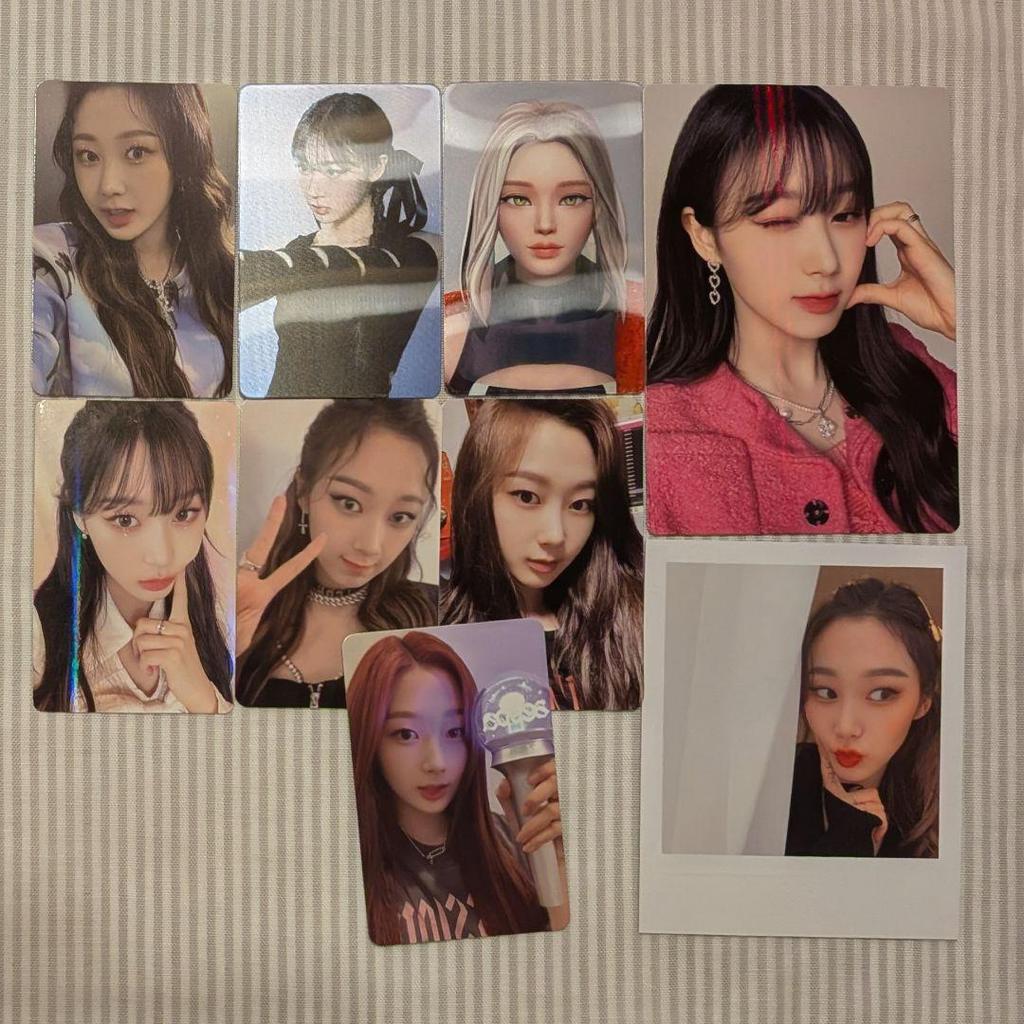 [Б/У] Постер Aespa Giselle, торговые карточки и другой набор