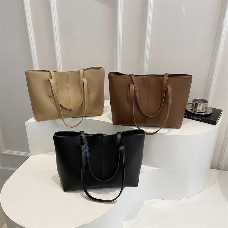 Pu Large Capacity Bag For Women With Zipper Closure For Daily