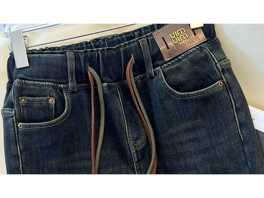 Женские джинсы с высокой талией, в стиле ретро, с широкими штанинами - Осень/Зима 2025 - Большие размеры и для миниатюрных