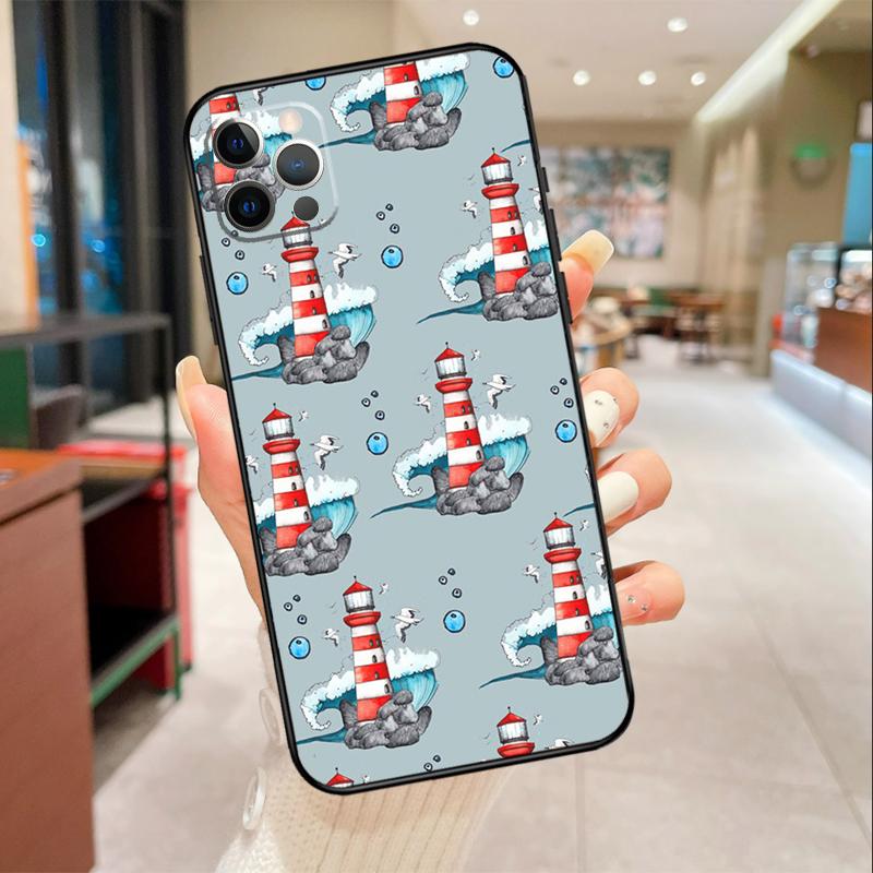 Морская модель Чайки Чехол для телефона Для iPhone 17 Air 16 14 13 11 15 Pro Max mini 15 16 Plus 16e Защитная крышка