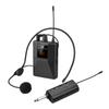 UHF Wireless Microphone Headset with Transmitter and Receiver, LED Digital Display Bodypack