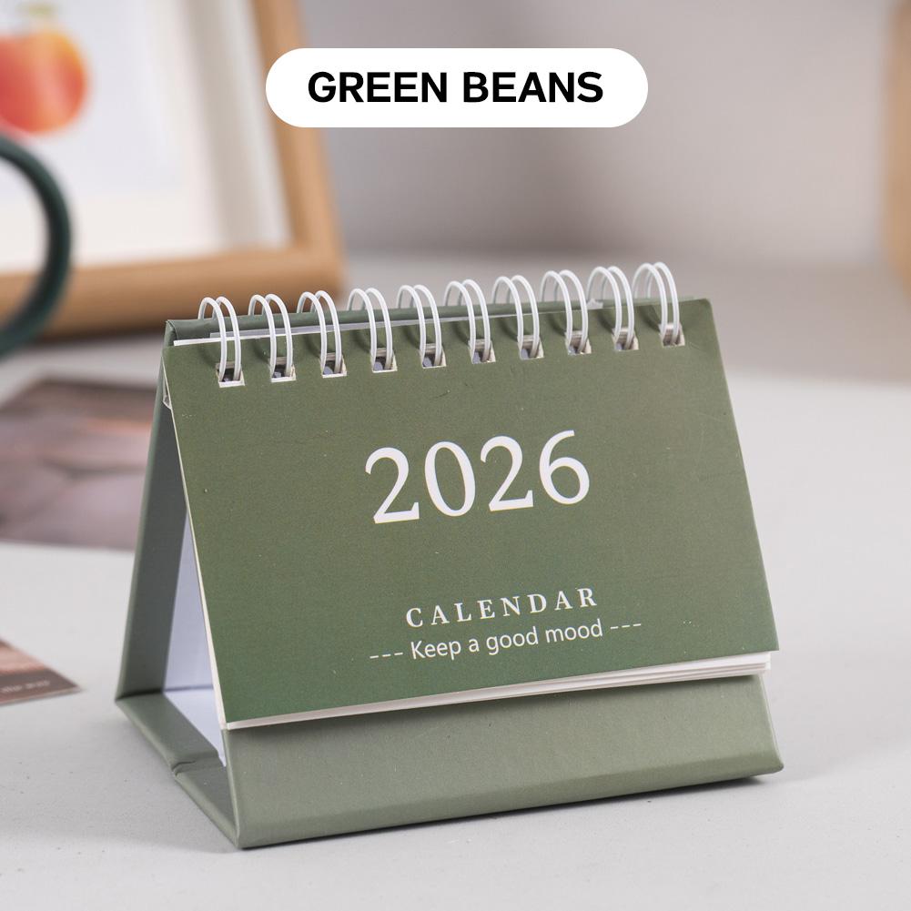 2026 New Year Simple Style Calendar Colorful Fresh Style Desk Calendar Scheduling Tool Desktop Notepad Table Deco for Gift