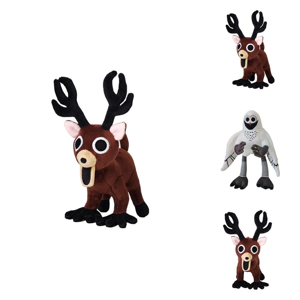 Плюшевая кукла Elk Owl 99nights Terror Game для коллекционеров, подарок и декор в стиле хоррор