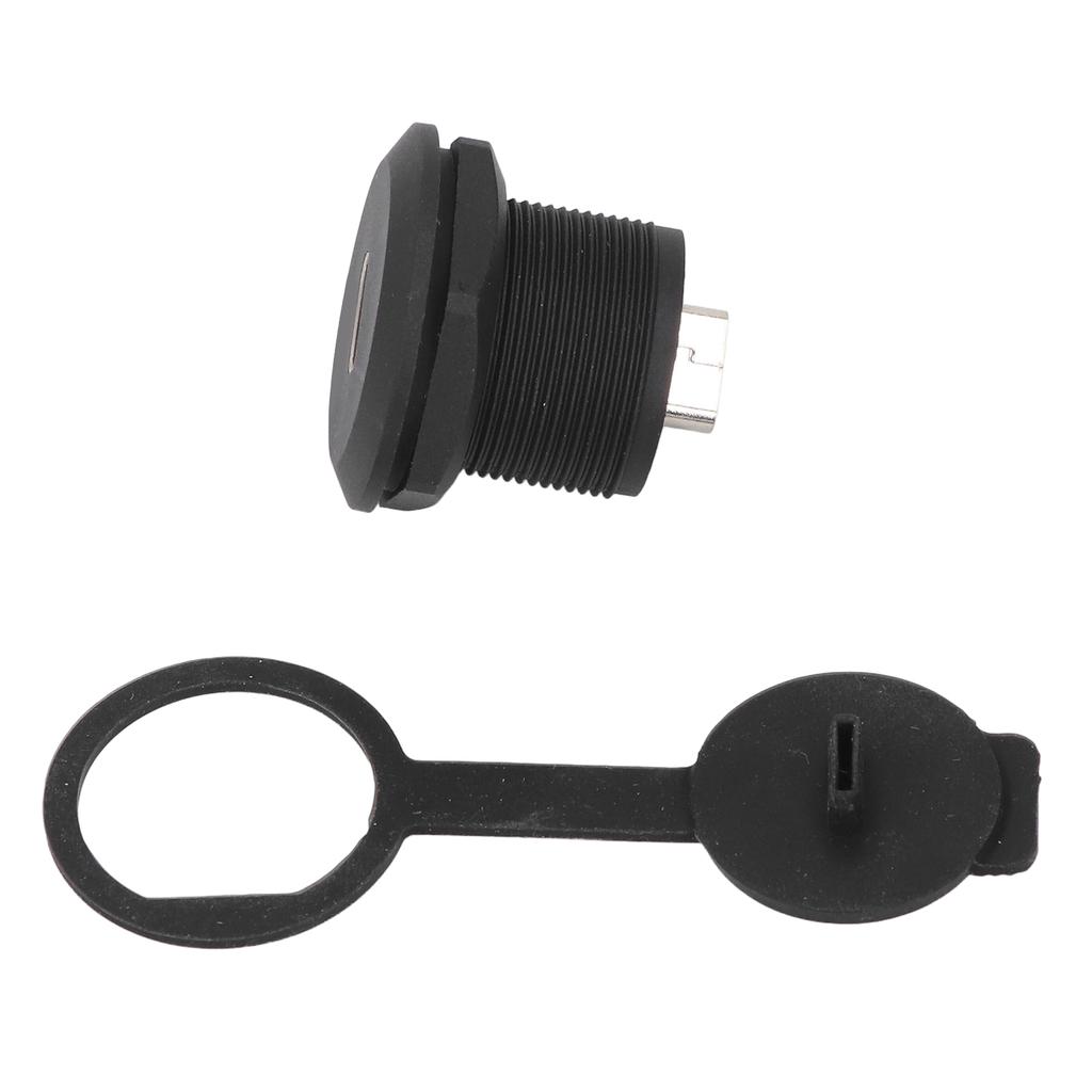 Соединительная муфта для монтажа на панель типа C 3.1, водонепроницаемая розетка USB C, монтажная розетка с пылезащитным чехлом