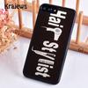 Krajews Hair Stylist Scissors Phone Case Cover For iPhone 17 Air 16 15 14 plus 11 12 13 pro max coque Shell Fundas