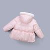 Children's Hooded Parkas Winter Down Jacket For Girl Cotton Padded Warm Thick Baby Zipper Coats Outerwear Down Coat for Girls