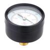 0 To -30 Bar - 0 To 1 Bar Mini Dial Air Vacuum Pressure Gauge Dual Scale Black