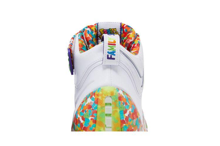 Men's Sneakers Nike LeBron 4 Fruity Pebbles (2024) White/True Red-Mean Green-Varsity Purple