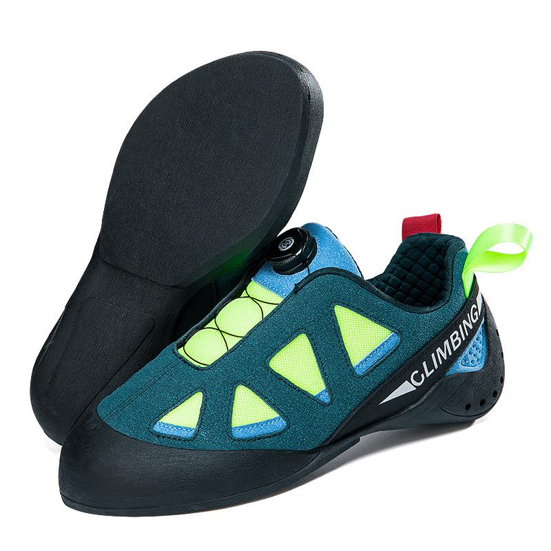 Climbing Shoes Indoor Training Shoes Bouldering Buckle Professional Male and Female Teenagers Beginner Competitive Climbing Shoes Customization