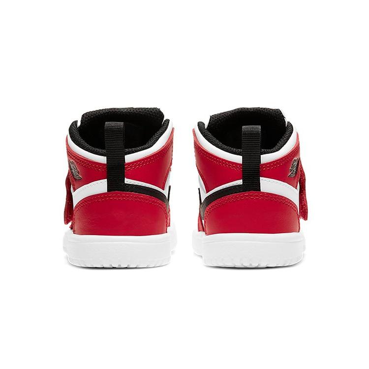 (TD) Air Jordan 1 Sky logo 'Red White Black' Baby BQ7196-106