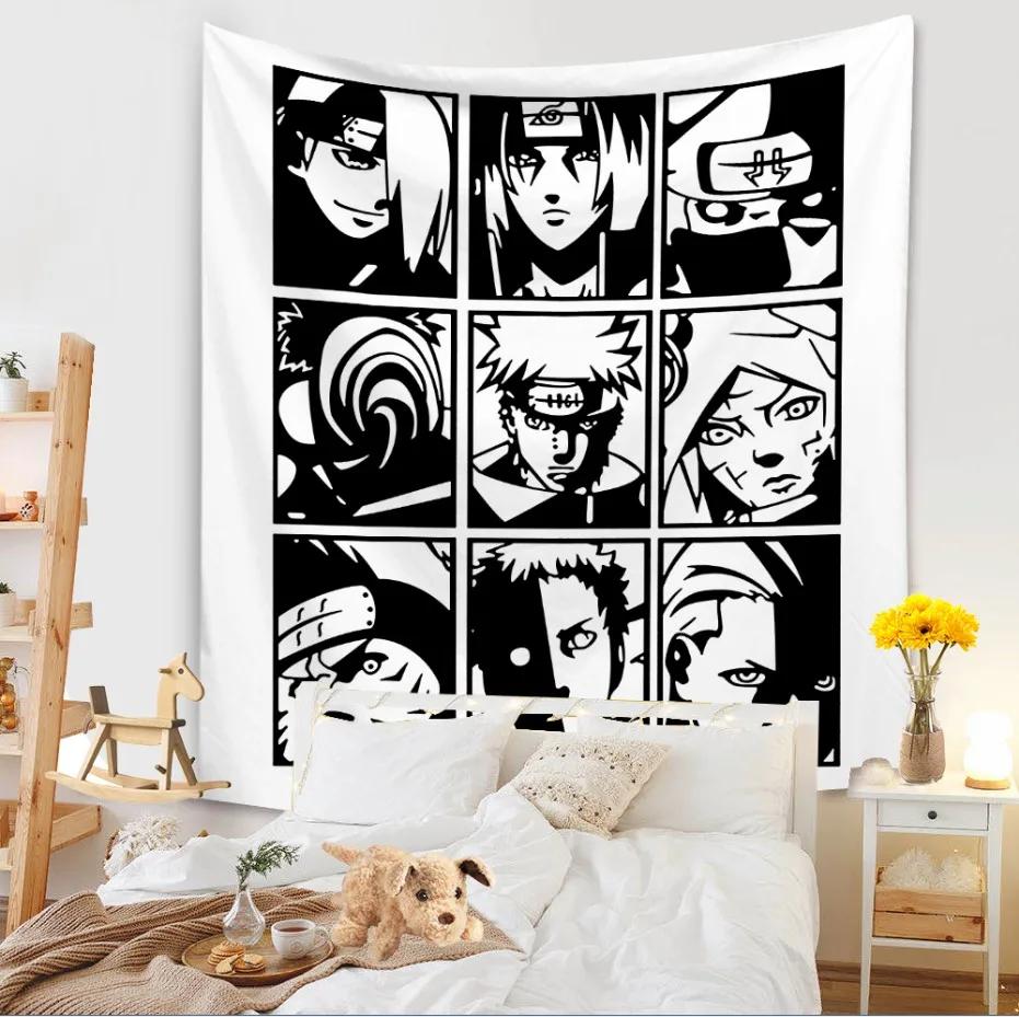 Гобелен для гостиной, фоновая роспись, пляжный коврик, украшение для дома, простой и свежий персонаж, настенный