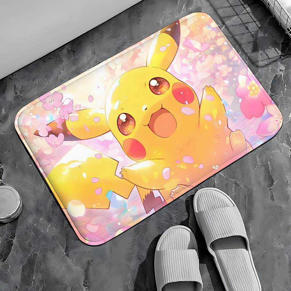 E-PokémonS Entry Door Floor Mat Festive Decorations Carpet Bathroom Anti-slip Mat Entrance Doormat