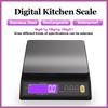 5 кг/10 кг Цифровые кухонные весы с ЖК-дисплеем, перезаряжаемый электронный инструмент для взвешивания, водонепроницаемый, из нержавеющей стали, бытовой измерительный инструмент