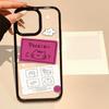 Акриловый чехол для телефона для iPhone 11 12 13 14 Pro 12 14 16 Pro Max для Samsung A16 A36 A56 S24 FE Высококачественный расписной противоударный чехол для мобильного телефона