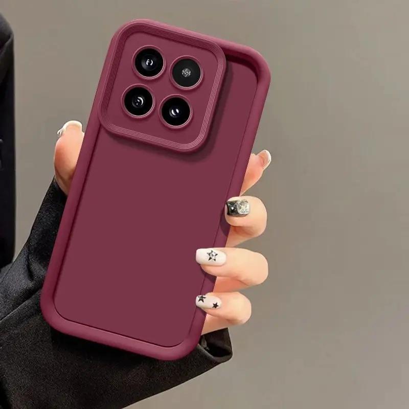 Чехол для Xiaomi 14T Pro FUnda On Для Xiomi 14TPro 14 T Чехлы для телефона Матовая задняя крышка Ощущение кожи Защита Ударопрочный Coques Capa