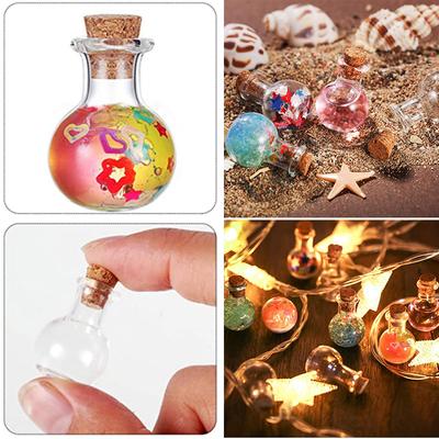 Пробки Мини-бутылочки для желаний Бутылочки для плавания Стеклянные Поделки Сделай сам Бутылка Для Декора Дома Проекты Поделок Сувениры для Вечеринок