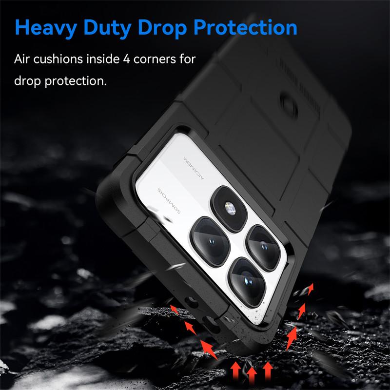 Для Funda Xiaomi 14T Pro Чехол для Xiaomi 14T 14T Pro 5G Чехол Противоударный прочный защитный чехол для телефона Xiaomi 14T Pro