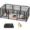 Ареден Питомец Круг Забор для питомцев Собачий круг Клетка Складной забор Легко собирается Свободная планировка Приучение к туалету Предотвращение побега Автономная клетка для собак