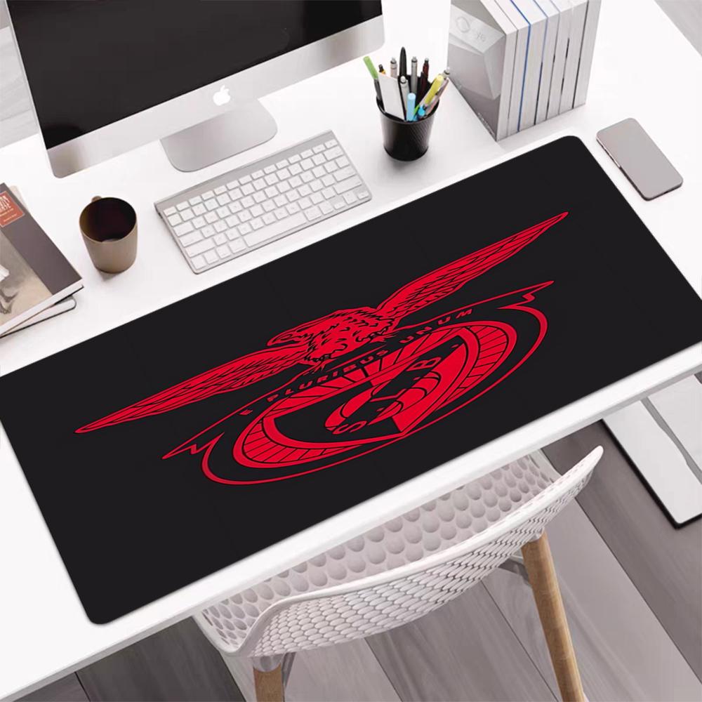 S.L. Benfica Theme Mouse Pad, Non Slip Rubber Base, Multifunctional Office & Home Decor, Perfect for Workspace Personalization.