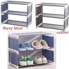 1 Pcs New Non-woven Cabinet Shelves with 3 / 4 Layers Optional Shoe Organizer Storage for Miscellaneous Items and Storage Items