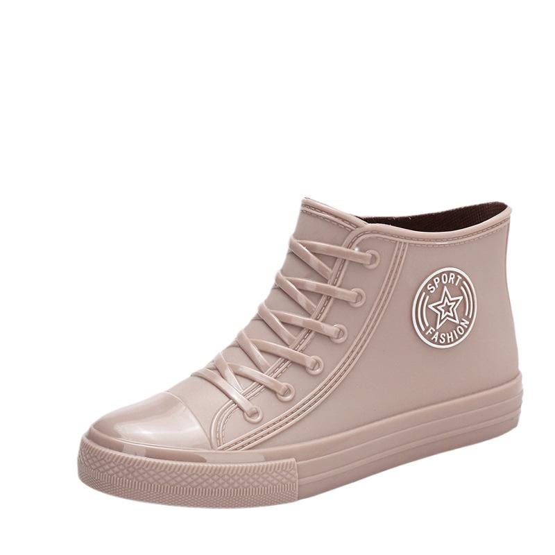 Waterproof Shoes Women's Rain Shoes Wholesale Rain Boots Student Non-slip Rubber Shoes Adult Water Boots Short Fashion Work Shoes