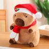Capybara Toy Plush Holiday Cheer Cartoon Lion Christmas Fortune Festive Wealth