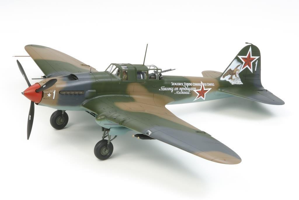 Tamiya Masterpiece Series Soviet Air Force Ilyushin Sturmovik Plastic Model 61113 1/48 No.113 IL-2