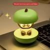 Apples Panda Night Light USB Rechargeable LED Bedside Lamp Ambient Light Christmas Festival Cute Mood Light for Bedroom Desk Decor
