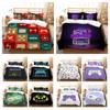 Game Handle Pattern Bedding Cover Set 3D Print Duvet Cover Microfiber Home Textiles Boys Teens Single Size Bedding Suit