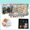 Настольная игра Ticket To Ride Europe Для Быстрой и Легкой Настройки Семейное Развлечение
