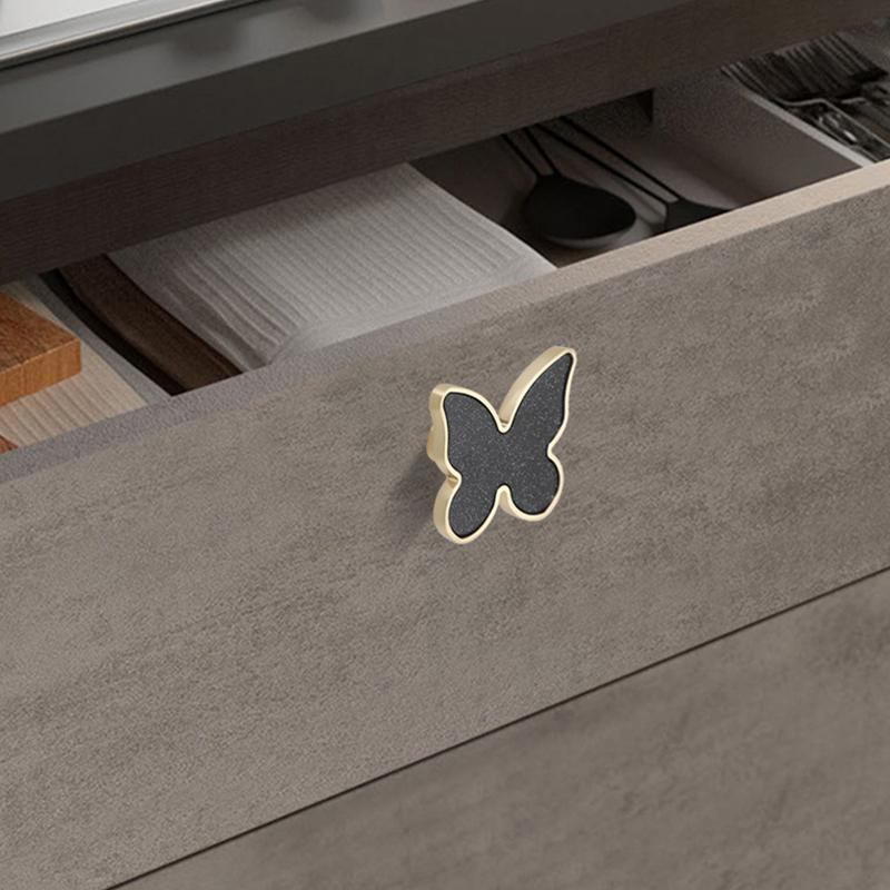 Handles Drawer Cabinet Furniture Kitchen Handles For Cabinet Knob Door Drawer Furniture Knob Butterfly Shape Handle
