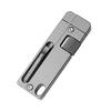 Titanium Alloy Mini Adjustable Wrench, Outdoor Portable Multi-function Repair Tool