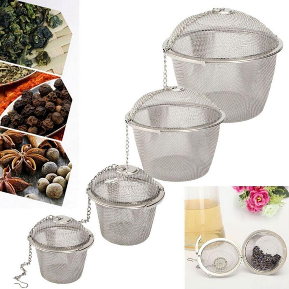 Leaf Teakettle Reusable Stainless Steel Tea Ball Herbal Infuser Mesh Filter