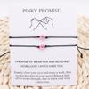 2pcs/Set Adjustable Couple Bracelet Hand Braided Wristband New Promise Bracelet  Anniversary Gift