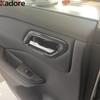 For Nissan Qashqai J12   2024 Carbon Fiber Car ide Inner Door Handle Bowl Cover Molding Trim Inteiror Accessories
