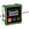 USB Rechargeable Digital Angle Finder with Electronic Laser & LCD Inclinometer - Waterproof Level Tool with Strong Magnetic Base, Waterproof Digital L