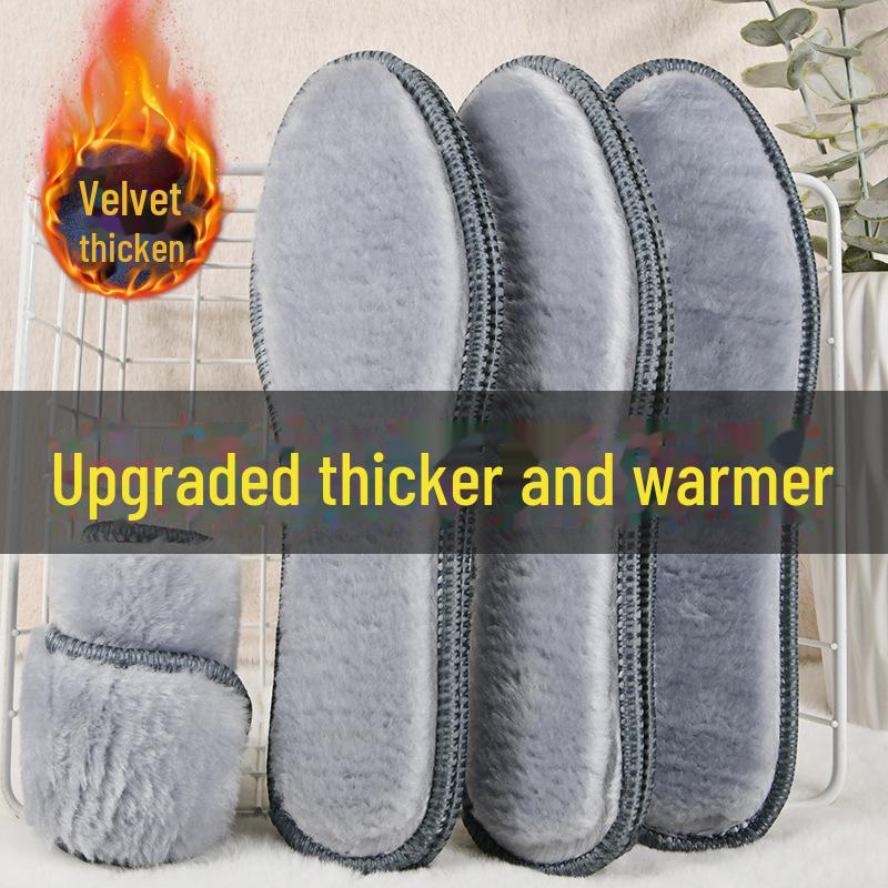 Мягкие, утолщенные зимние стельки: Теплый, дышащий, впитывающий пот, мягкий и не вызывающий усталости материал с добавлением искусственной шерсти.