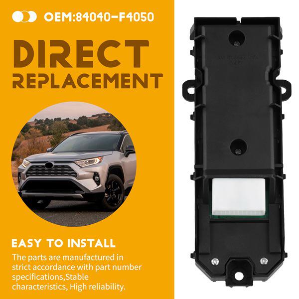 Переключатель управления стеклоподъемником 84040-F4050 для Toyota RAV4 2019-2021 Передний левый