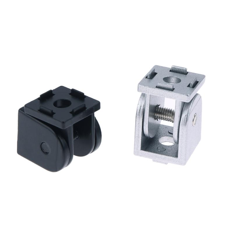 Регулируемая поворотная петля из цинкового сплава - 20/30/40 мм Поворотные петли для алюминиевых профилей, Петли для дверей шкафов с поворотом на 90 градусов