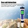 Temperature Hydrogen-rich Meter Purity Measure Tool 5 In 1 PH/TDS/EC/SALT/TEMP Water Quality Detector
