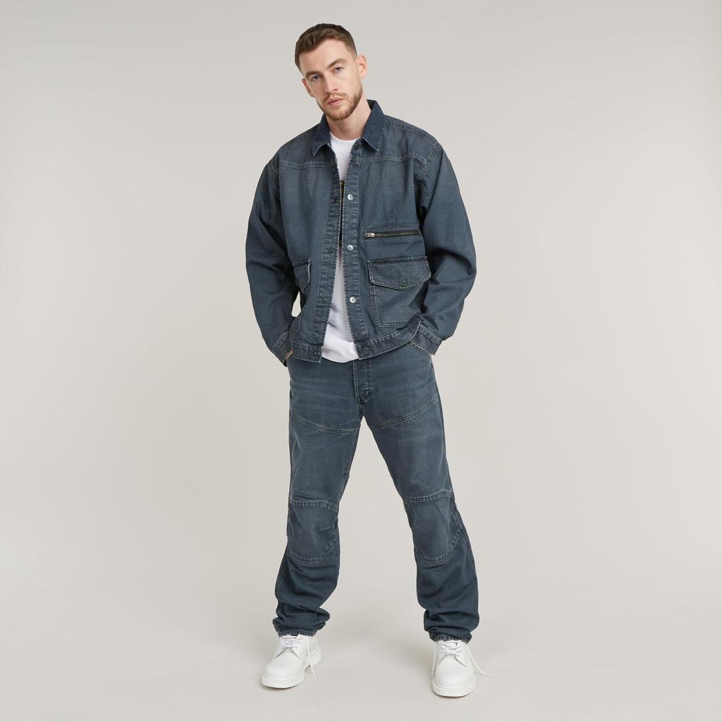 G-Star RAW Джинсы Мужские Джинсовые Брюки 3D Дуга Прямой Крой синий 5620 3D Regular D23699-D491-G822-W32/L32