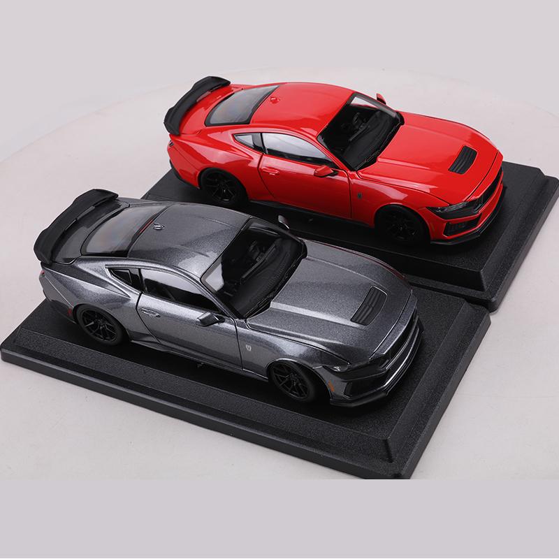 TKTZ4 Maisto 1:24 2024 Ford Mustang Dark Harse Die-cast alloy car model toy collectible ornament ycbs9