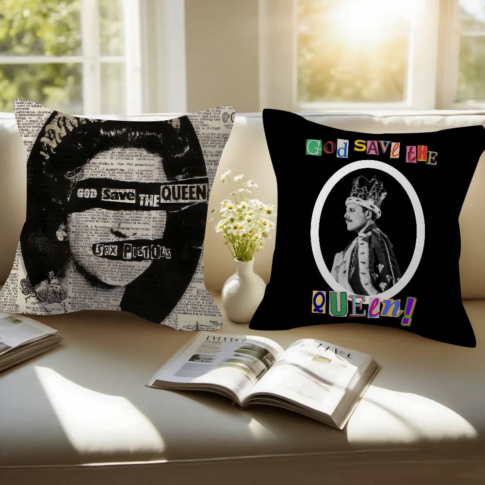 Brand S-Save The Queen Cushion Cushion Cover Inches Farmhouse Decor Home Throw Pillow Covers For Couch Decorations