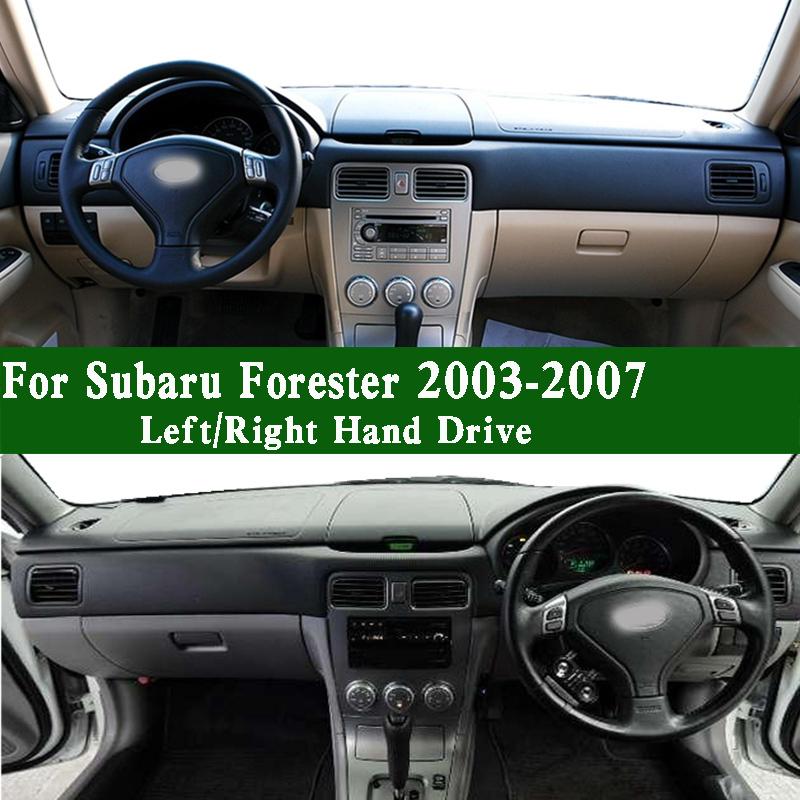 Для Subaru Forester SG SG9 2003-2007 Коврик на панель Приборная панель Защитная накладка Коврик на приборную панель Органайзеры против грязи