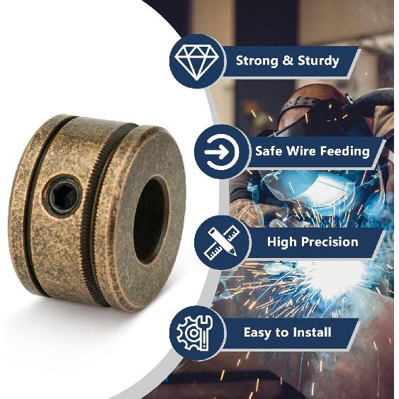 Подающий ролик для сварочного аппарата Lincoln Electric Weld Pak 100 / 100HD / 125/155 / 175HD / 3200HD/ 5000HD, Ролик подачи проволоки с канавкой .030” - .035” & .023” -