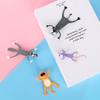New Creative PVC Funny Bookmarks Cartoon Animal Style Book Markers School Supplies