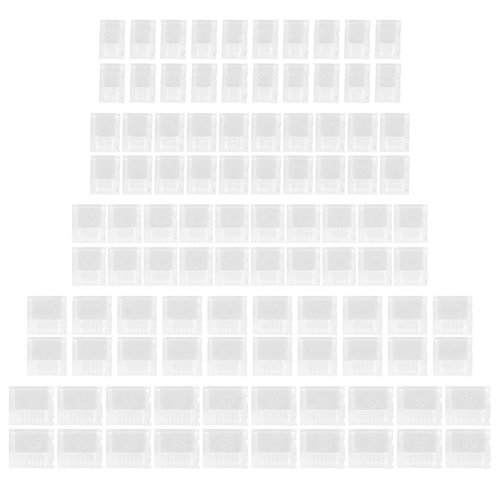 100 шт. комплект для защиты балансировки аккумулятора AB Clip Buckle Balanced Head Connector Set для литиевых батарей